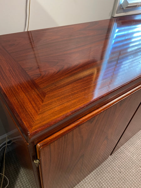 Danish Modern Rosewood Credenza or Sideboard by Skovby Furniture