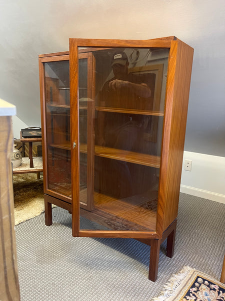 Nissenbaum & Sons Glass-Fronted Teak Cabinet