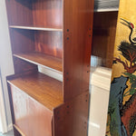 Scandinavian Modern Teak Bookcase and Cabinet