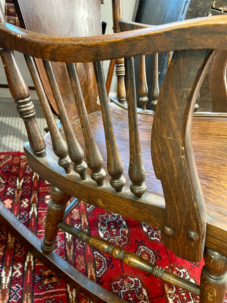 Antique Oak Rocking Chair