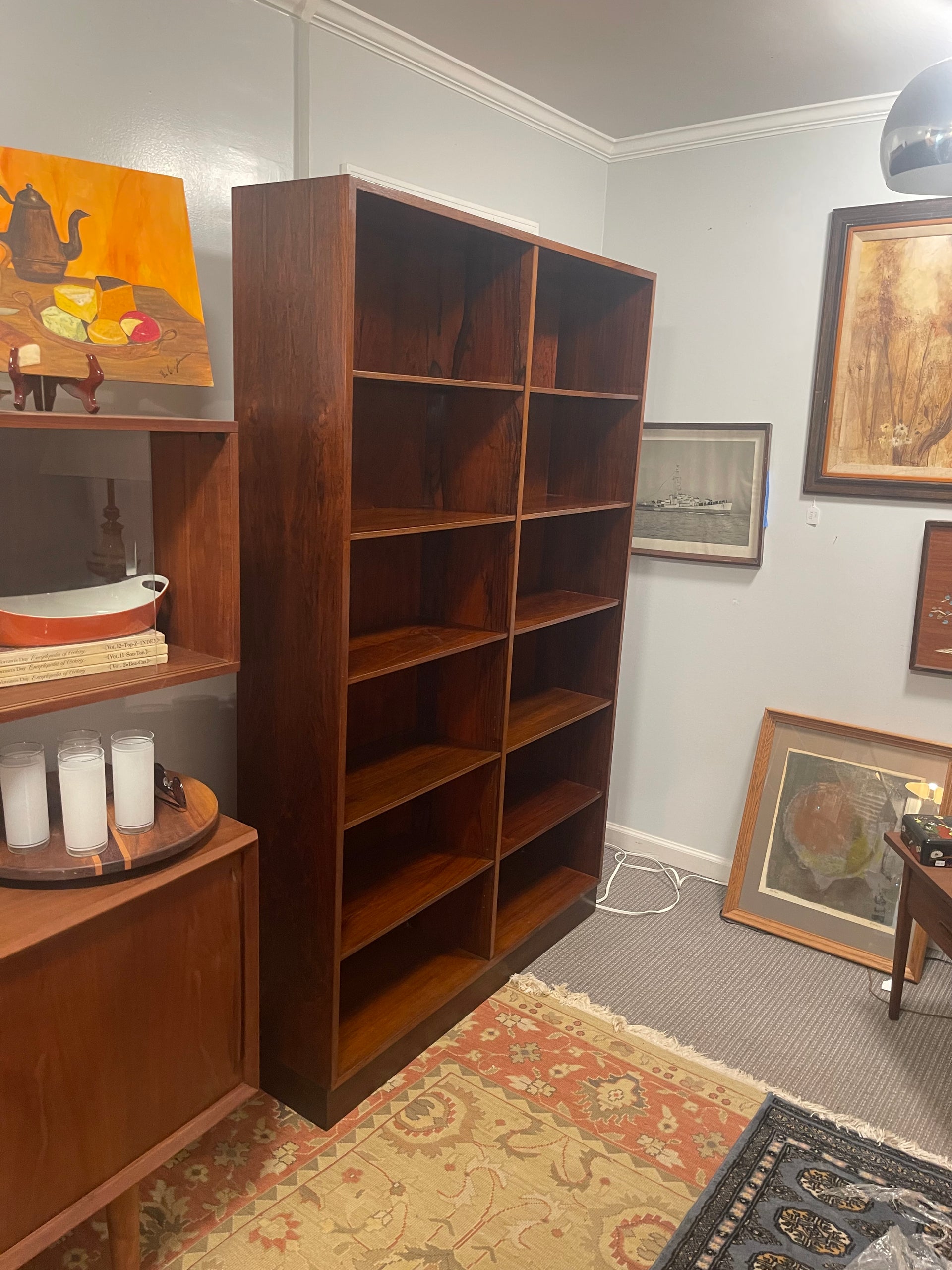 Danish Rosewood Bookshelf
