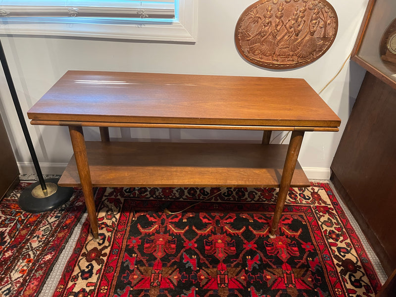 Midcentury Modern Walnut Console Table