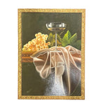 Signed & Framed Elegant Still Life Oil Painting