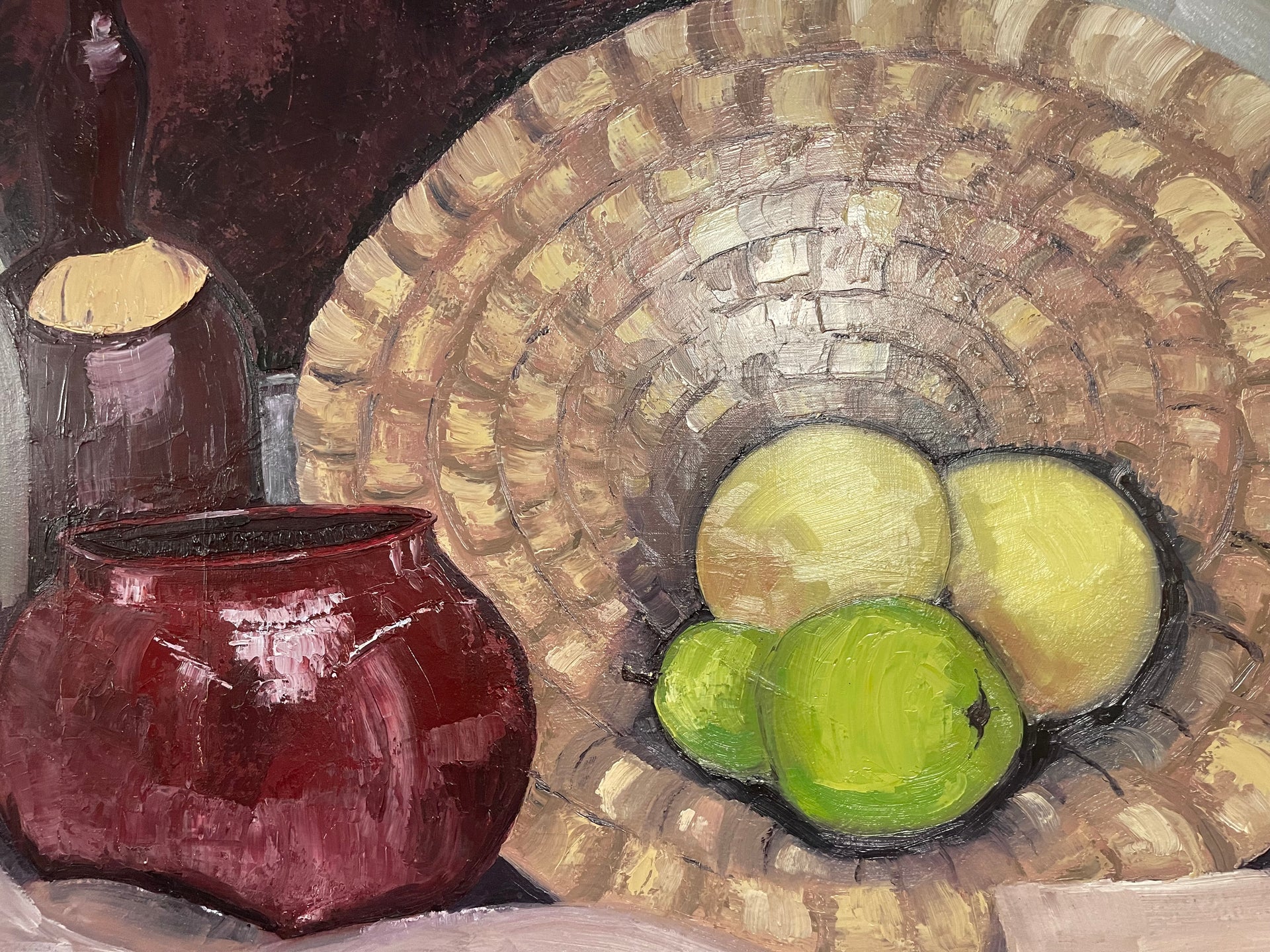 Oil on Canvas Signed Still Life Painting