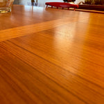 Danish Teak Petite Dining Table with Two Leaves