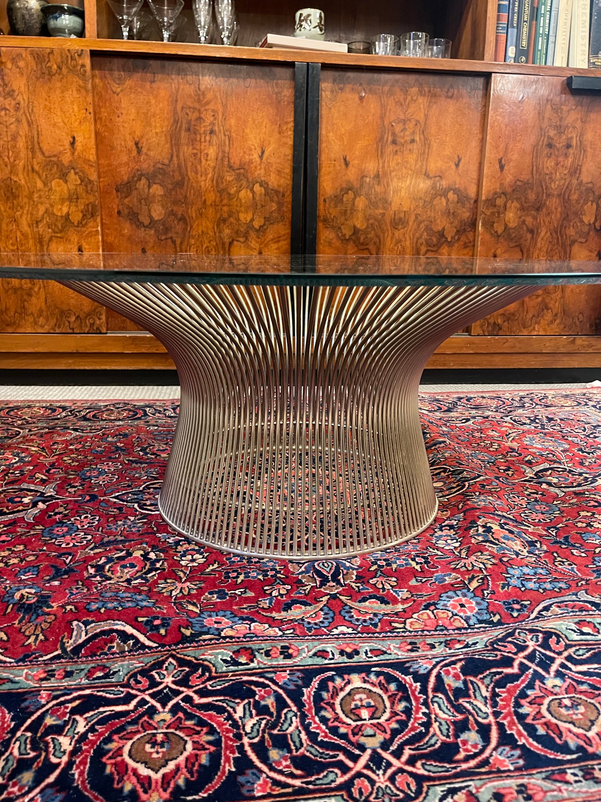 Warren Platner for Knoll Steel and Glass Coffee Table