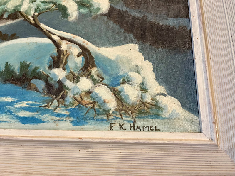 F.K. Hamel Acrylic on Board Framed Painting