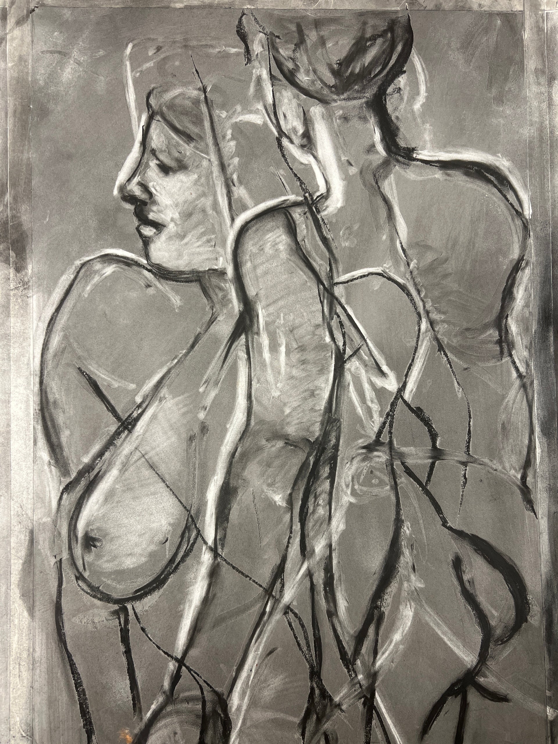 Gray Women Mixed Media (Nina Gelin-Meier Collection)