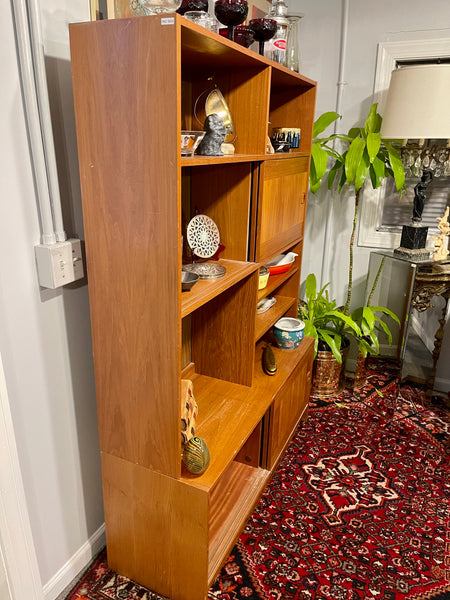 Danish Modern Teak Bookcase/Cabinet from Domino Mobler