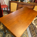 Mid Century Danish Modern Arne Vodder Teak Drop Leaf Desk for H. Sigh Denmark