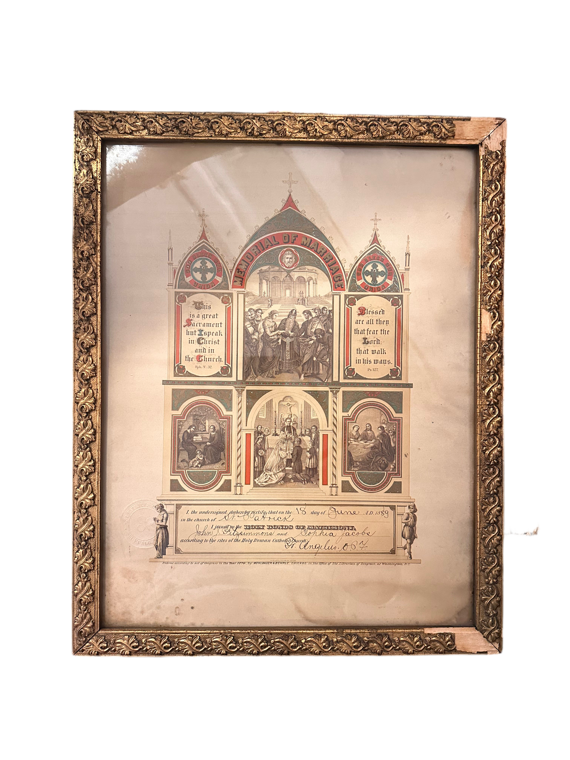 Memorial of Marriage