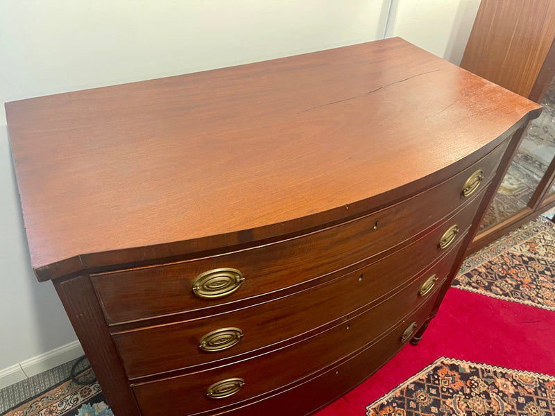 Antique American Empire Mahogany Chest of Drawers