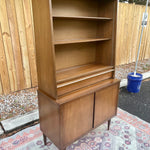 MCM Petite Walnut Cabinet or Hutch