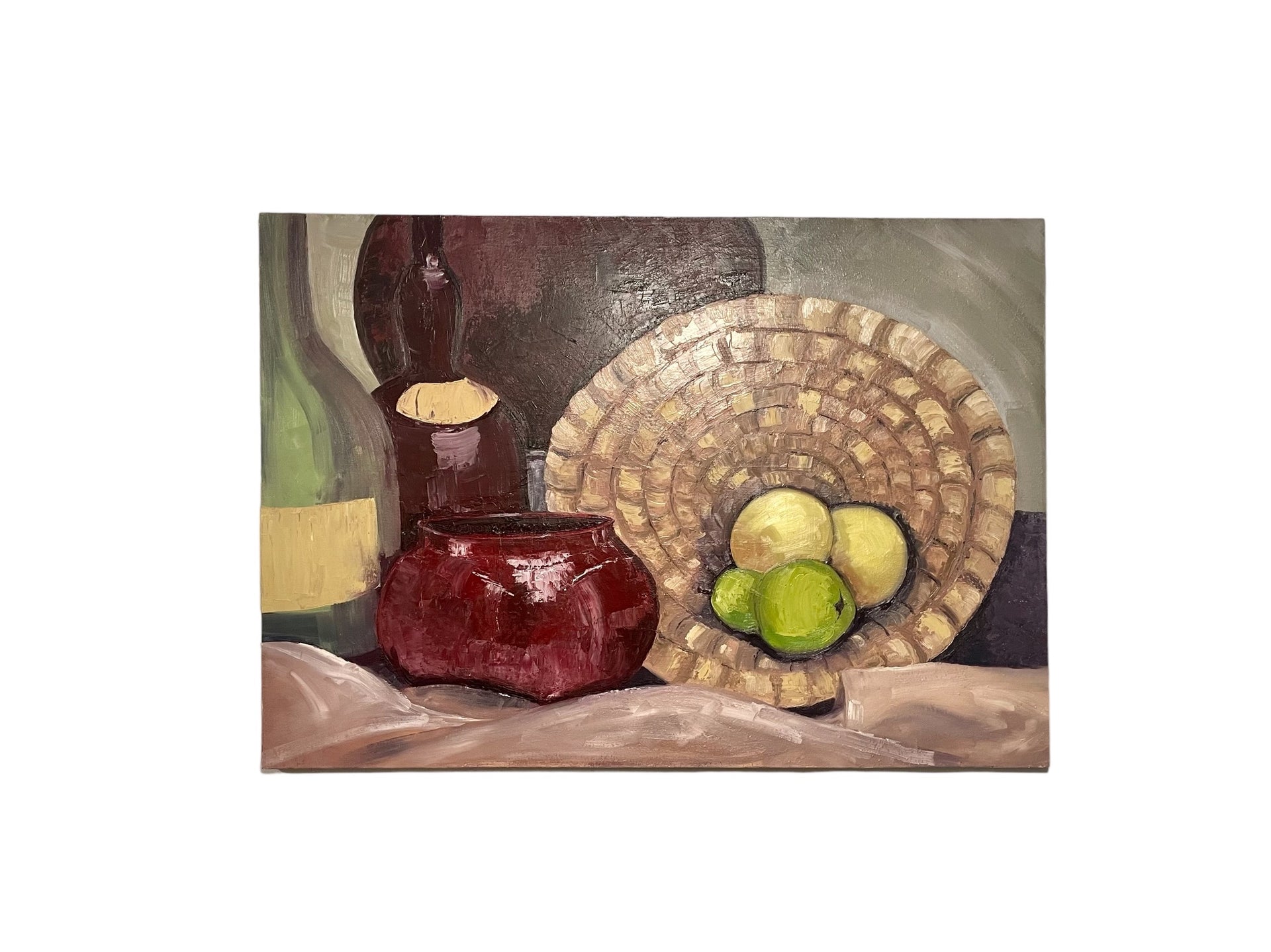 Oil on Canvas Signed Still Life Painting
