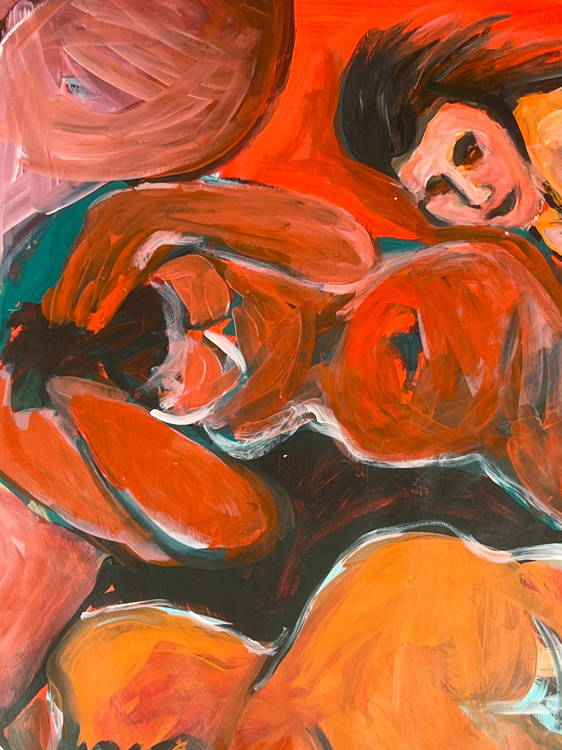 Red Storm in Acrylic (Nina Gelin-Meier Collection)