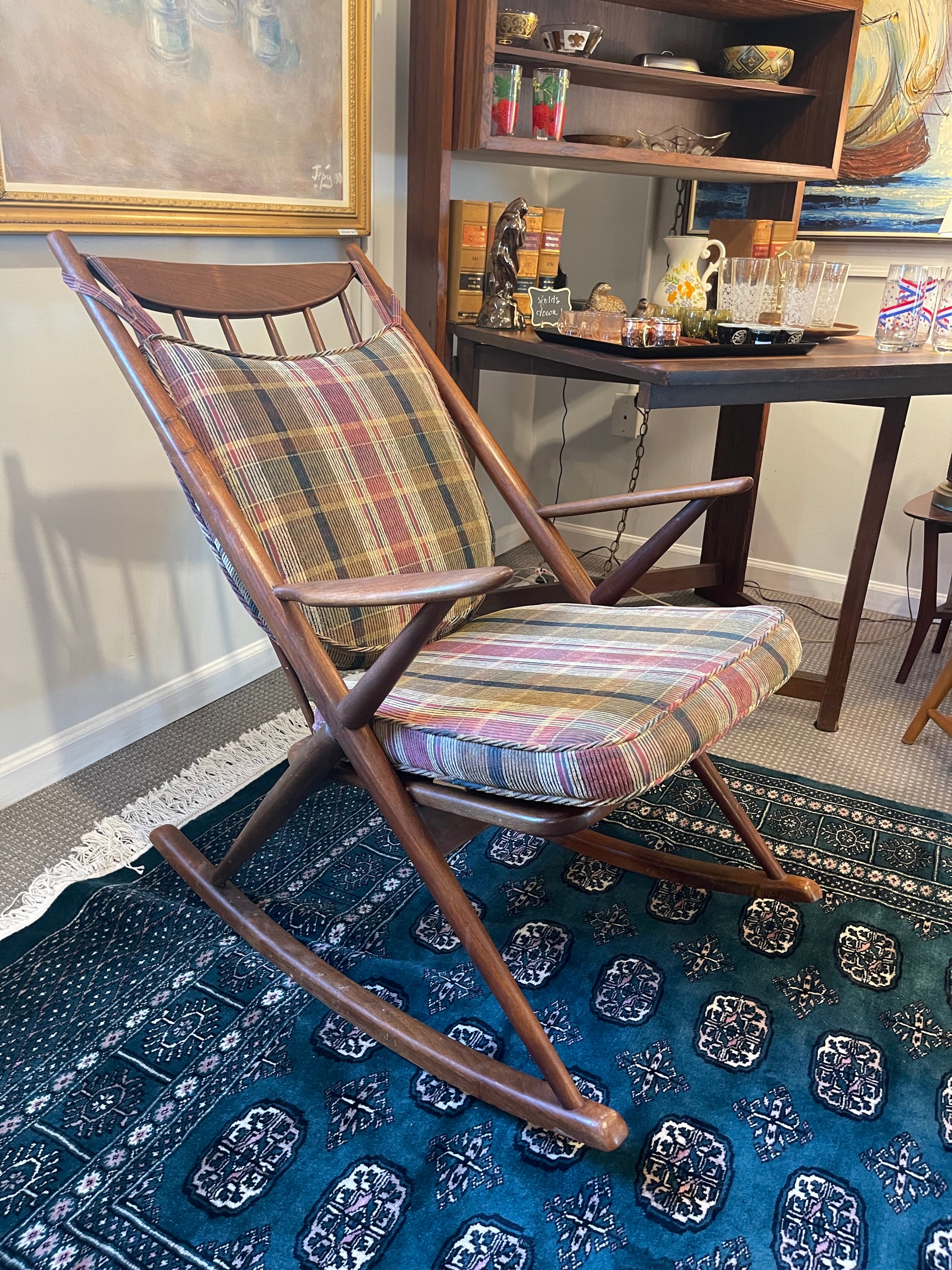 Danish Teak Rocking Chair