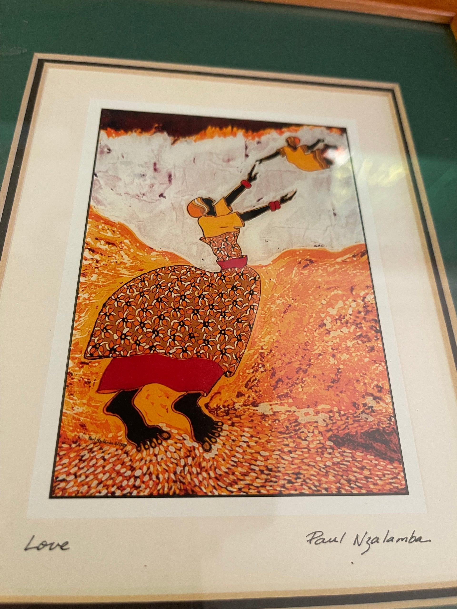 Paul Nzalamba Framed Print “Love”