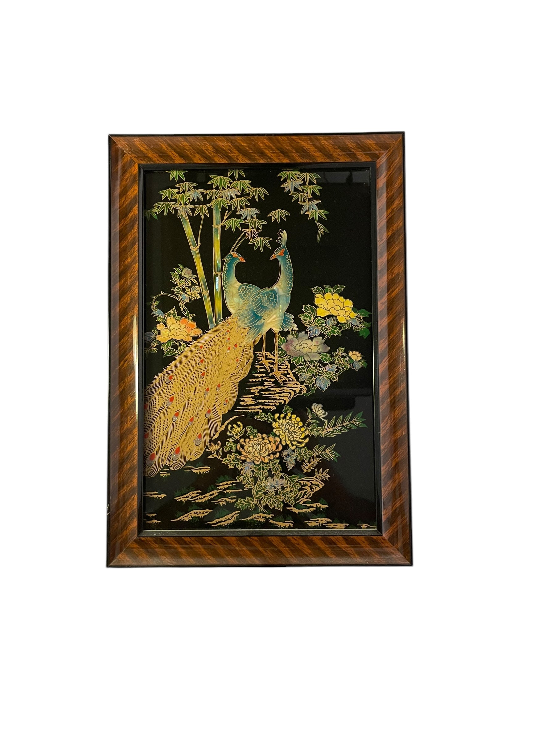 Framed Japanese Lacquer Artwork