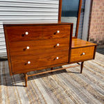 Midcentury Modern Chest of Drawers with Mirror by Harmony House
