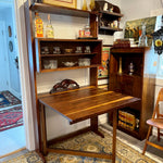 Fully Refinished Scandinavian Modern Rosewood Wall Unit & Gate-leg Table