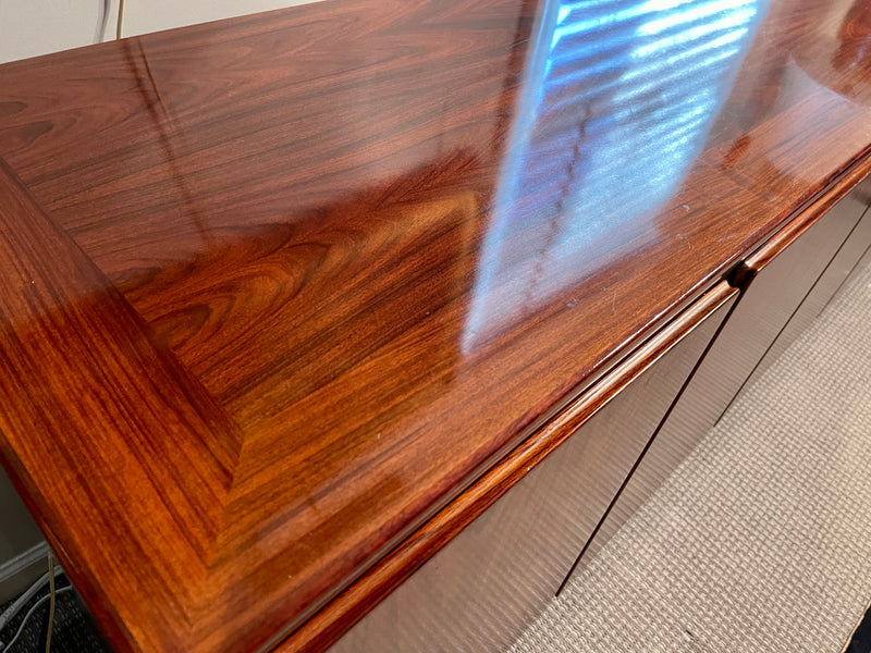 Danish Modern Rosewood Credenza or Sideboard by Skovby Furniture