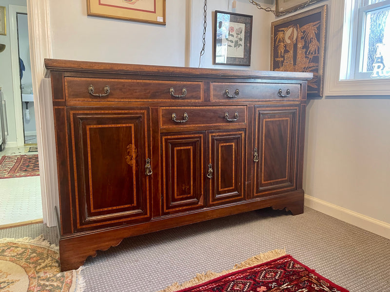 Antique French Provincial Mahogany Sideboard