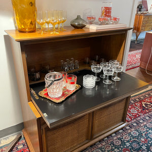 Midcentury Modern Petite Bar Cabinet