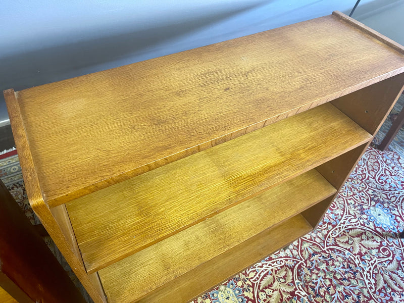Midcentury Modern Petite Oak Bookcase