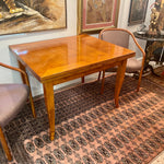 Guido Zichele for Bloomingdale’s Walnut and Maple Extendable Italian Dining Table