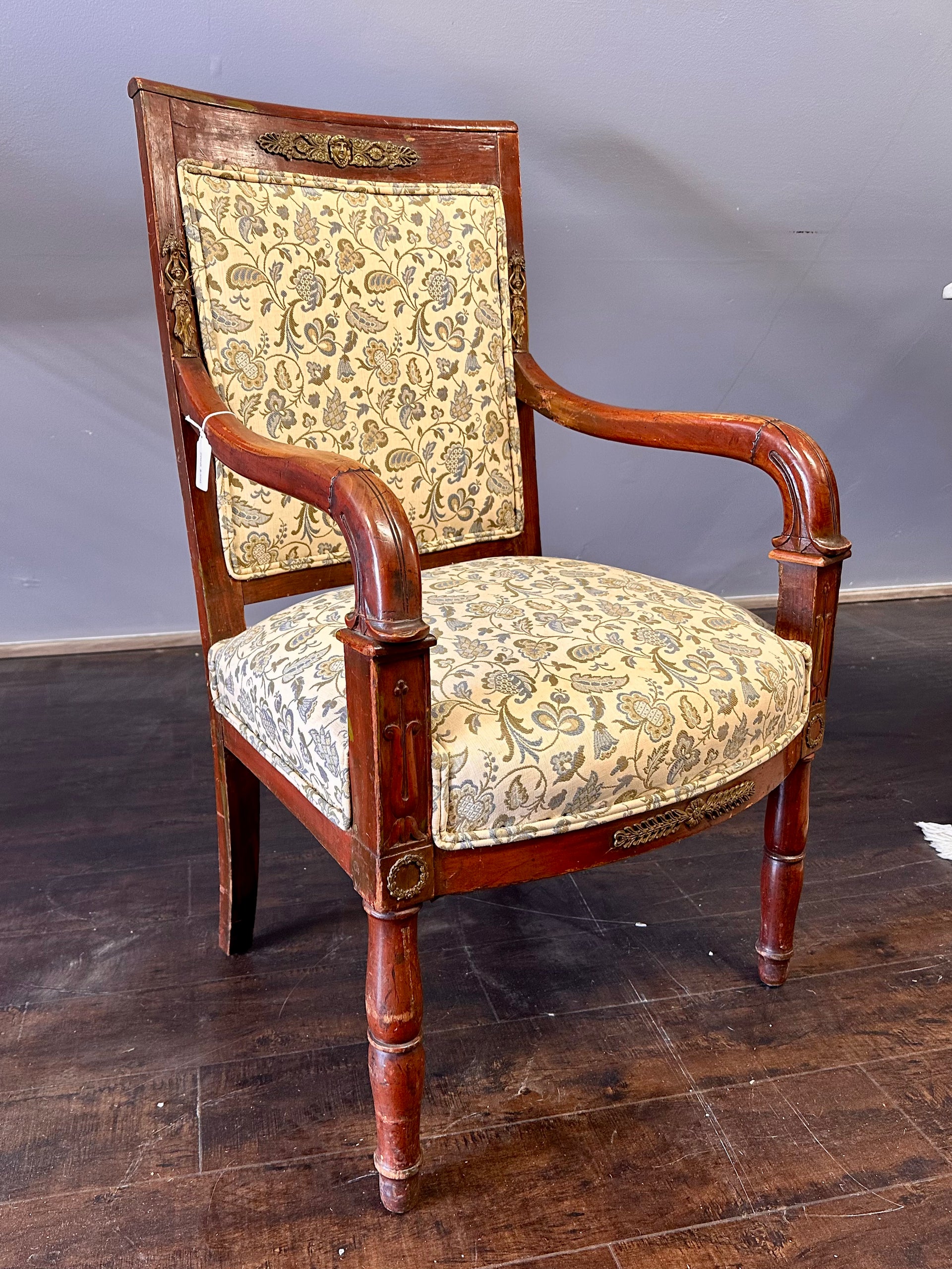 19th Century Empire Mahogany Chairs