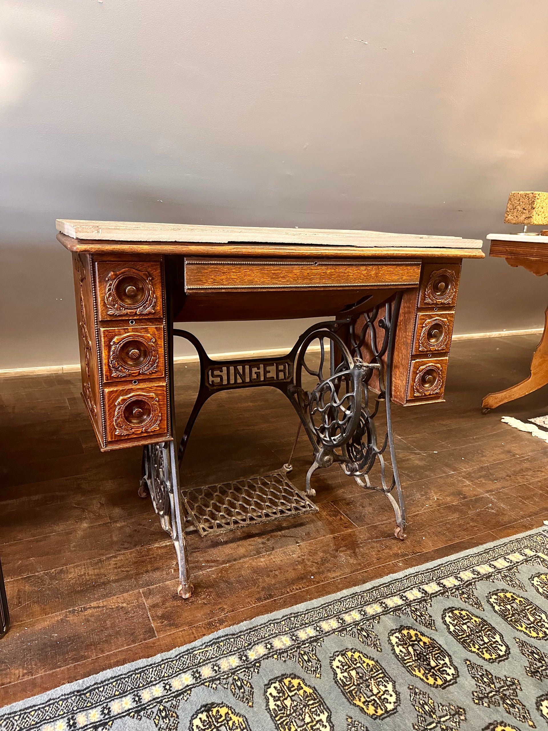 Stone Top Sewing Desk