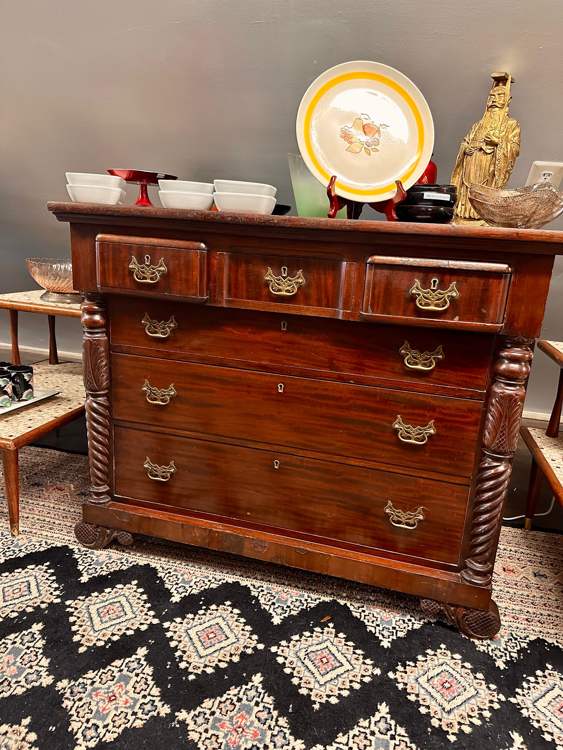 Antique Mahogany Dresser