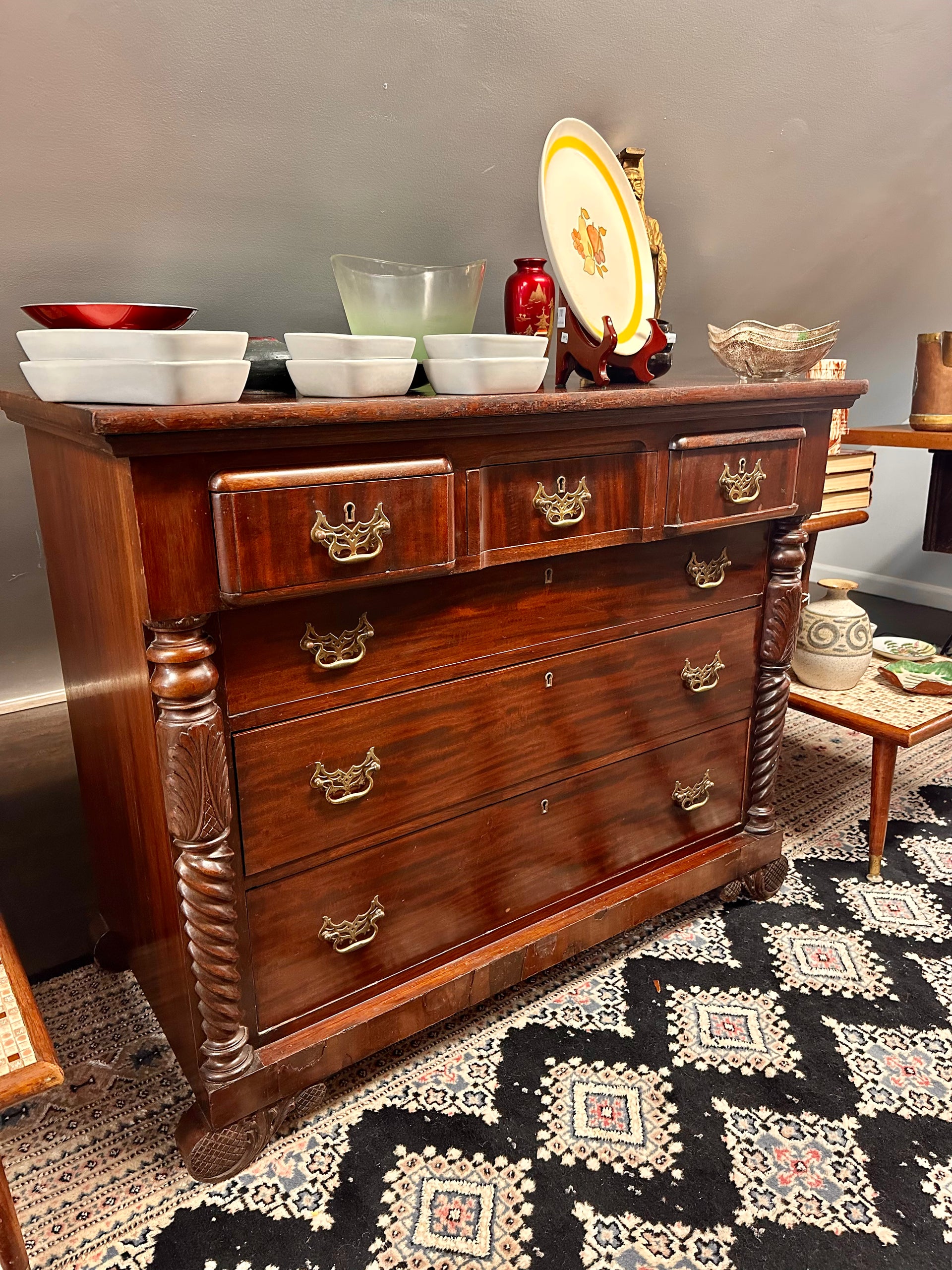 Antique Mahogany Dresser