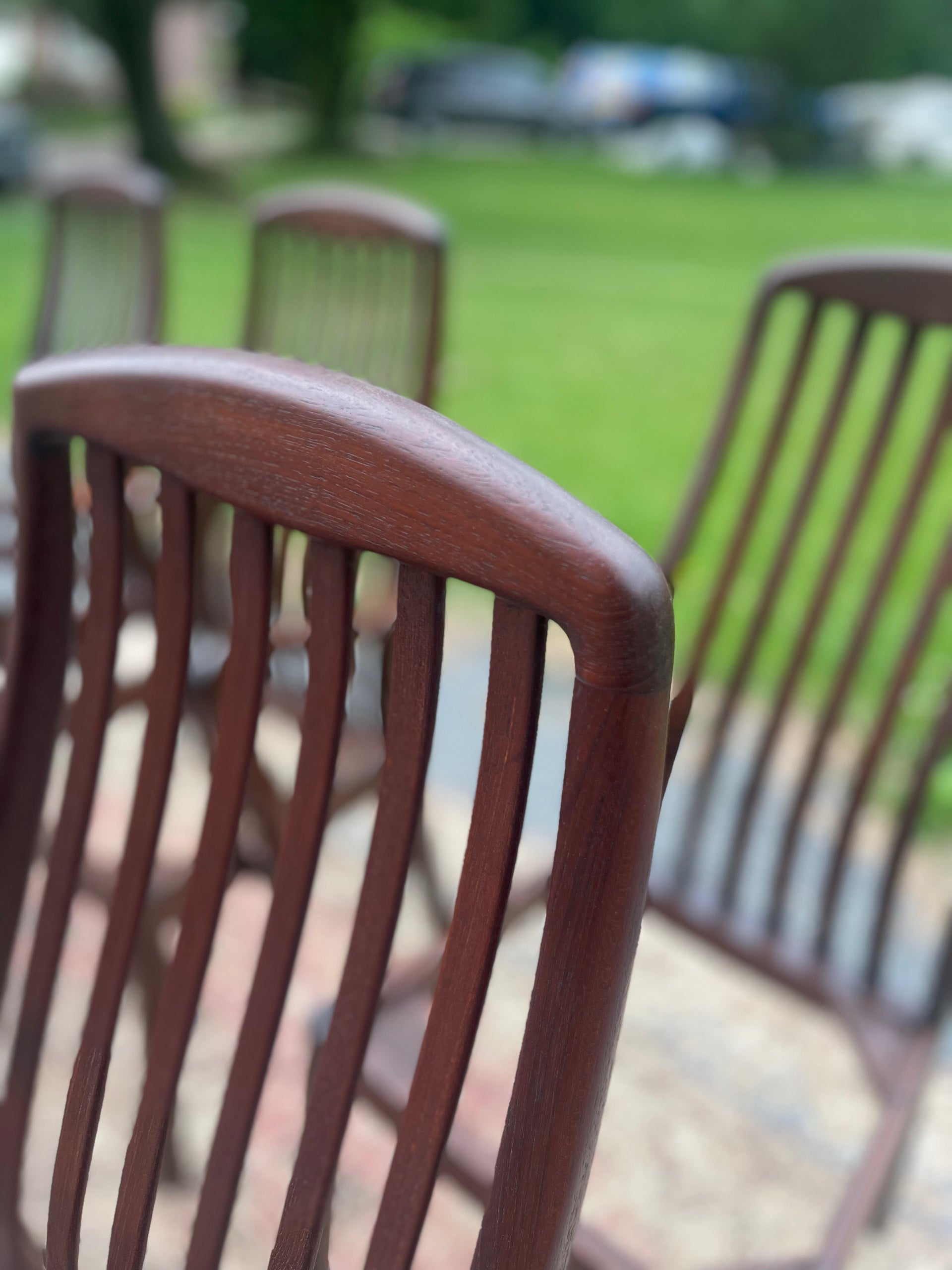 Solid Rosewood Dining Chairs (6) by Skovby