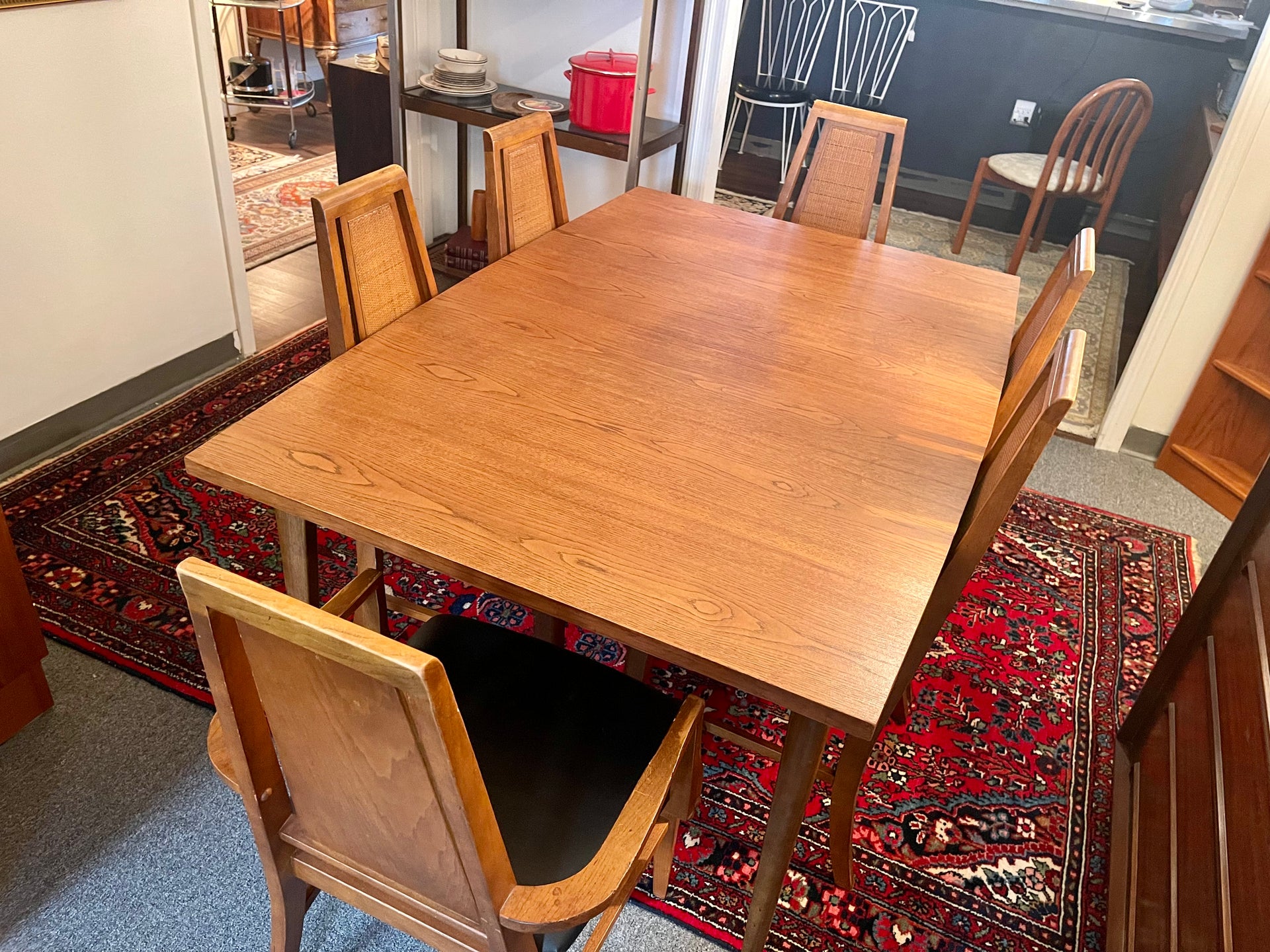 Hooker Furniture Co. Mid Century Modern Dining Set