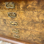 Vintage Tomlinson Furniture Burled Chest of Drawers