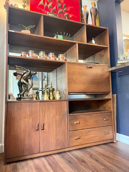 Danish Modern Rosewood Wall Unit