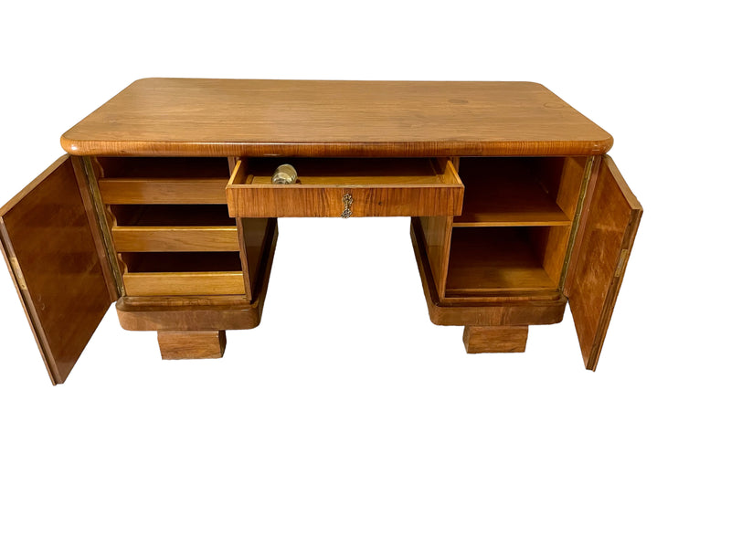 Large Art Deco Executive Desk