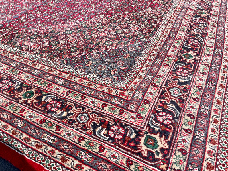 10x14 Vintage Persian Bijar Area Rug