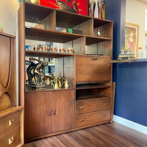 Danish Modern Rosewood Wall Unit