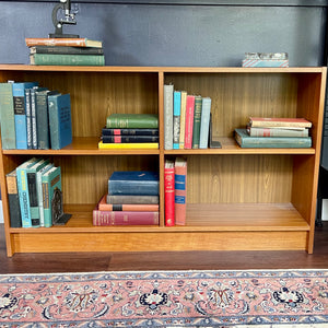 Danish Teak Low Bookcase