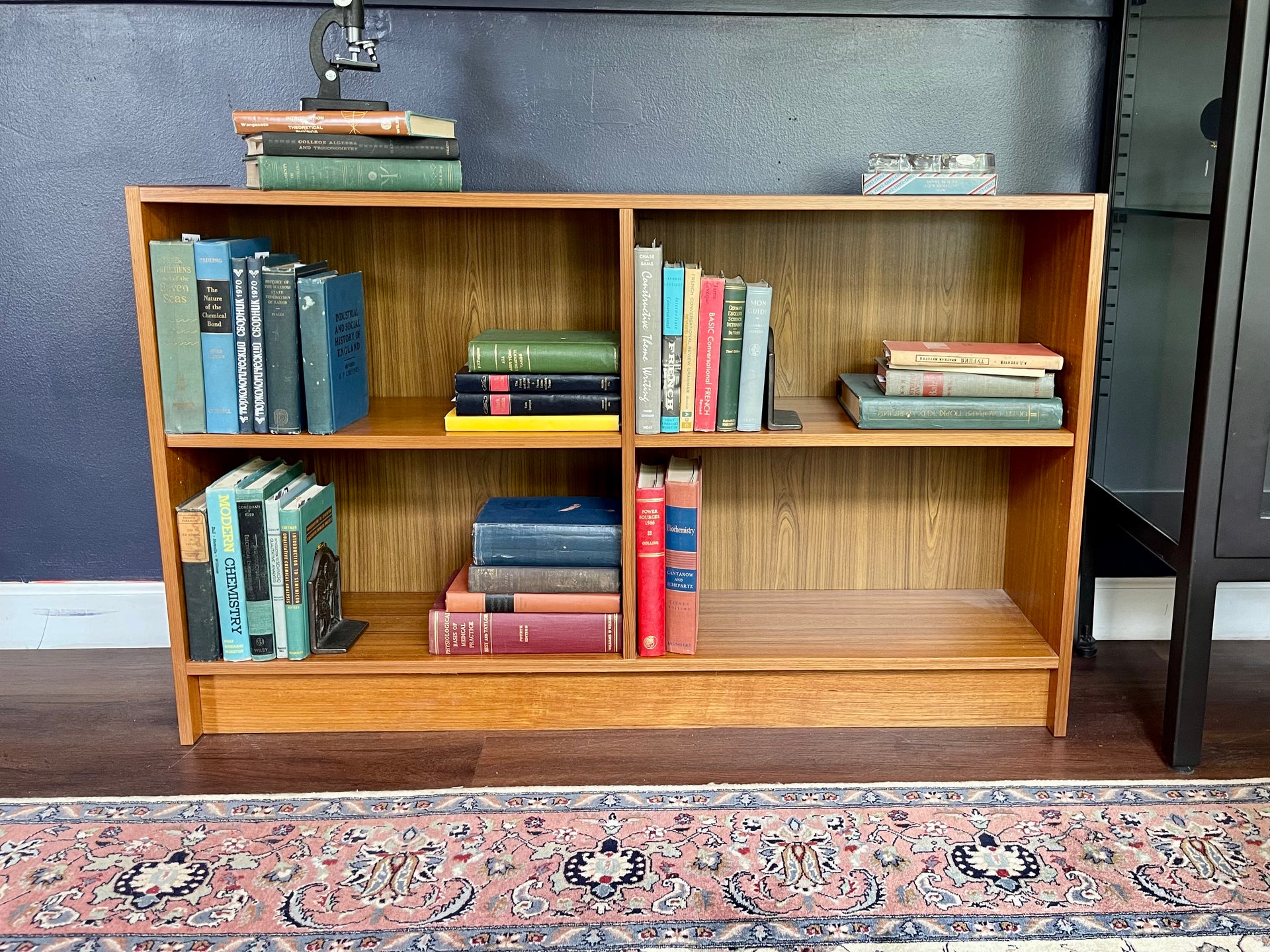 Danish Teak Low Bookcase