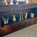 Asian Huanghuali Pagoda Console Table