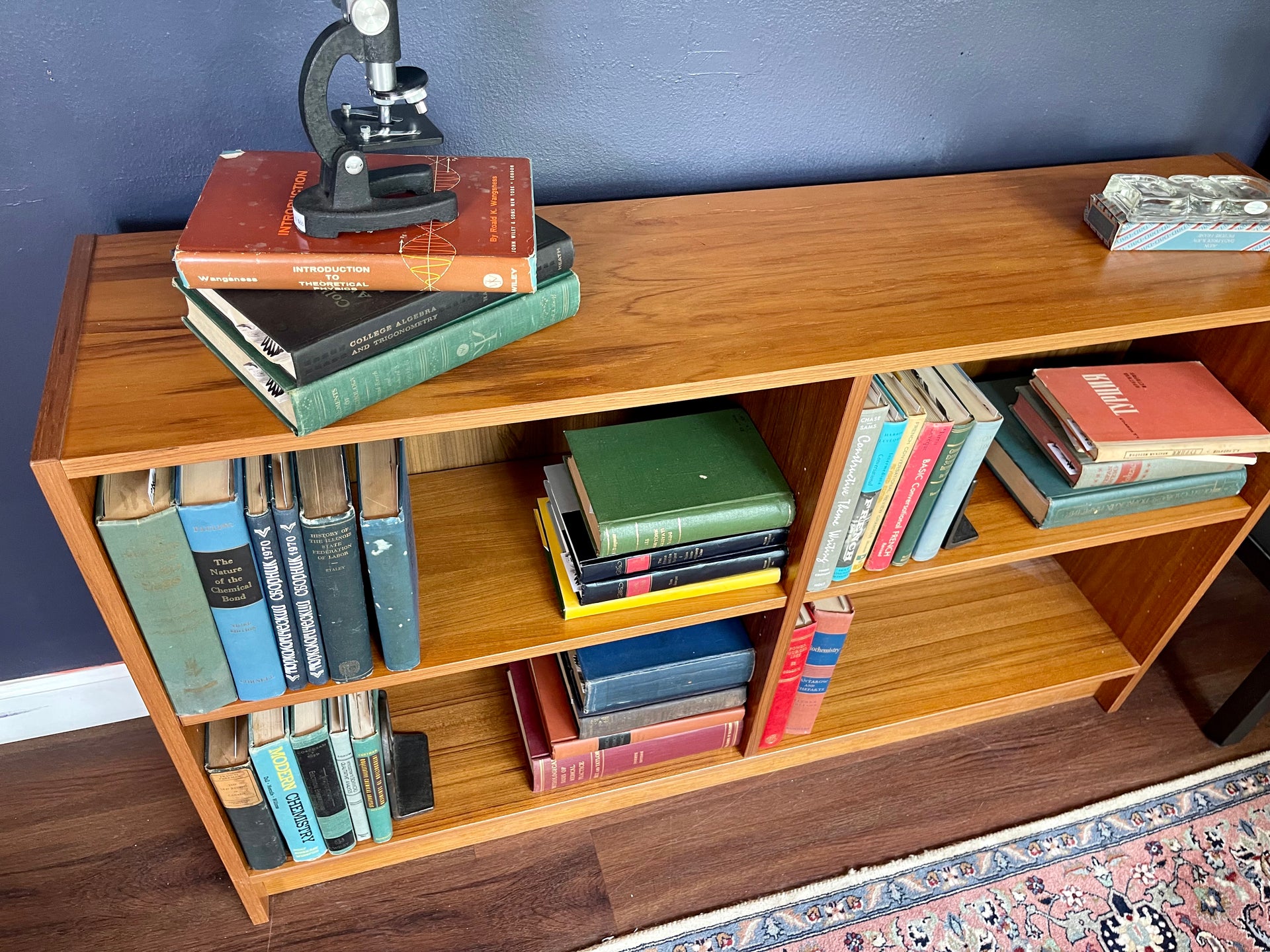Danish Teak Low Bookcase