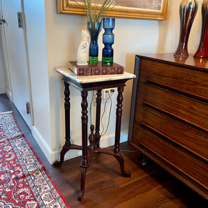 Marble Pedestal or Side Table