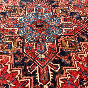 Antique Persian Heriz Handwoven Tribal Rug