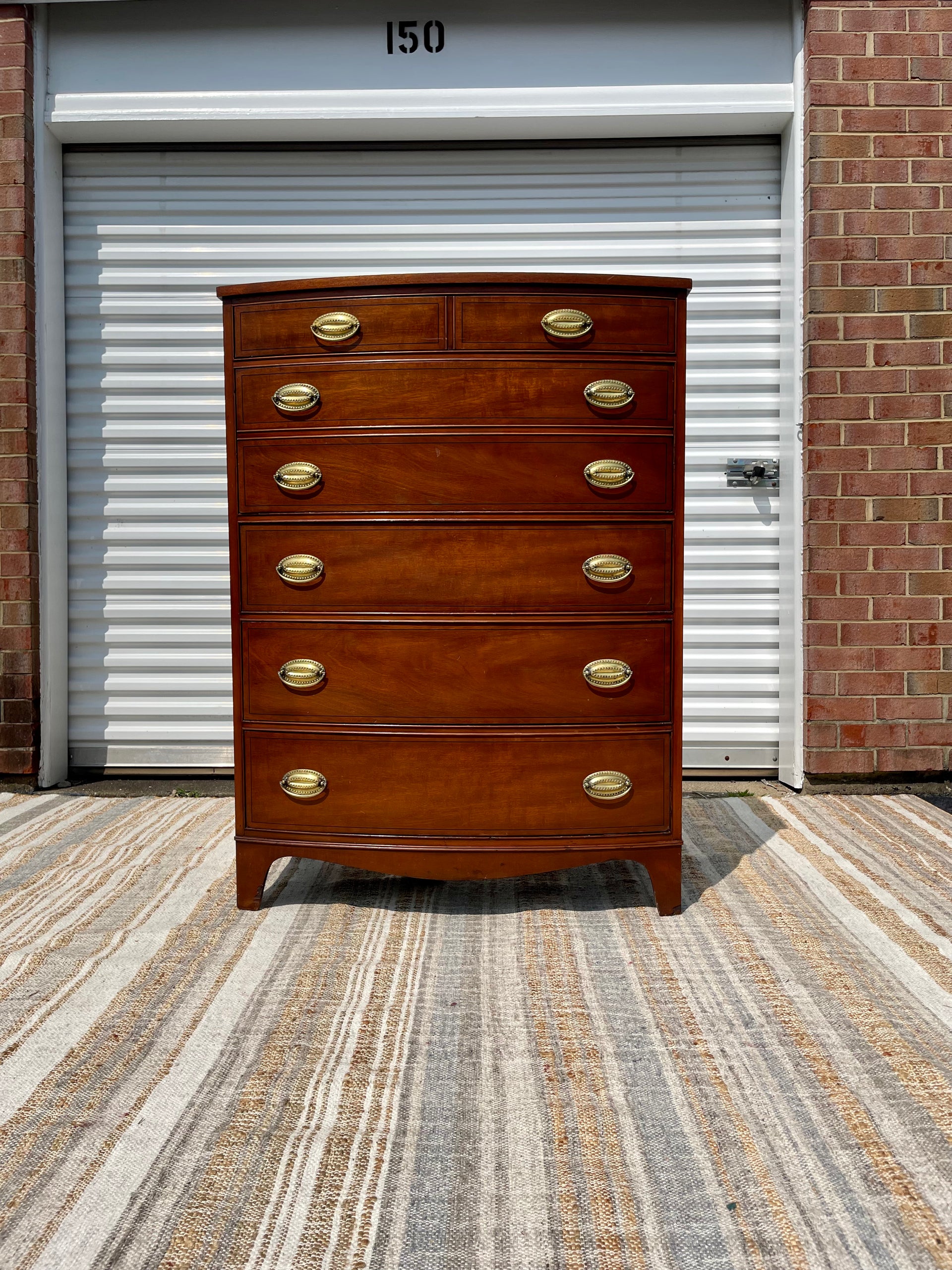 Henredon American Empire Tallboy Dresser