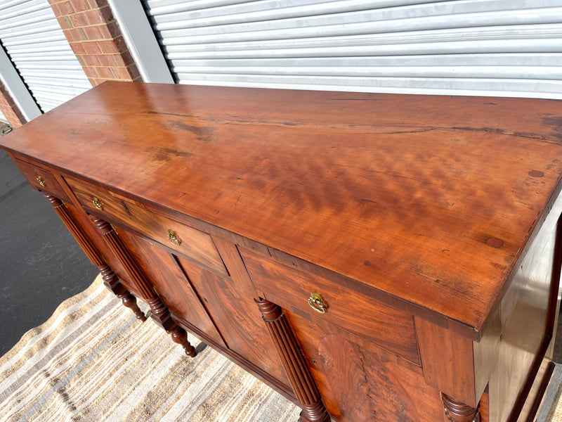 19th Century Antique American Handmade Sideboard