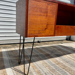 Danish Modern Teak Custom Console Table