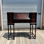 Antique Baroque Mahogany Spinet Desk